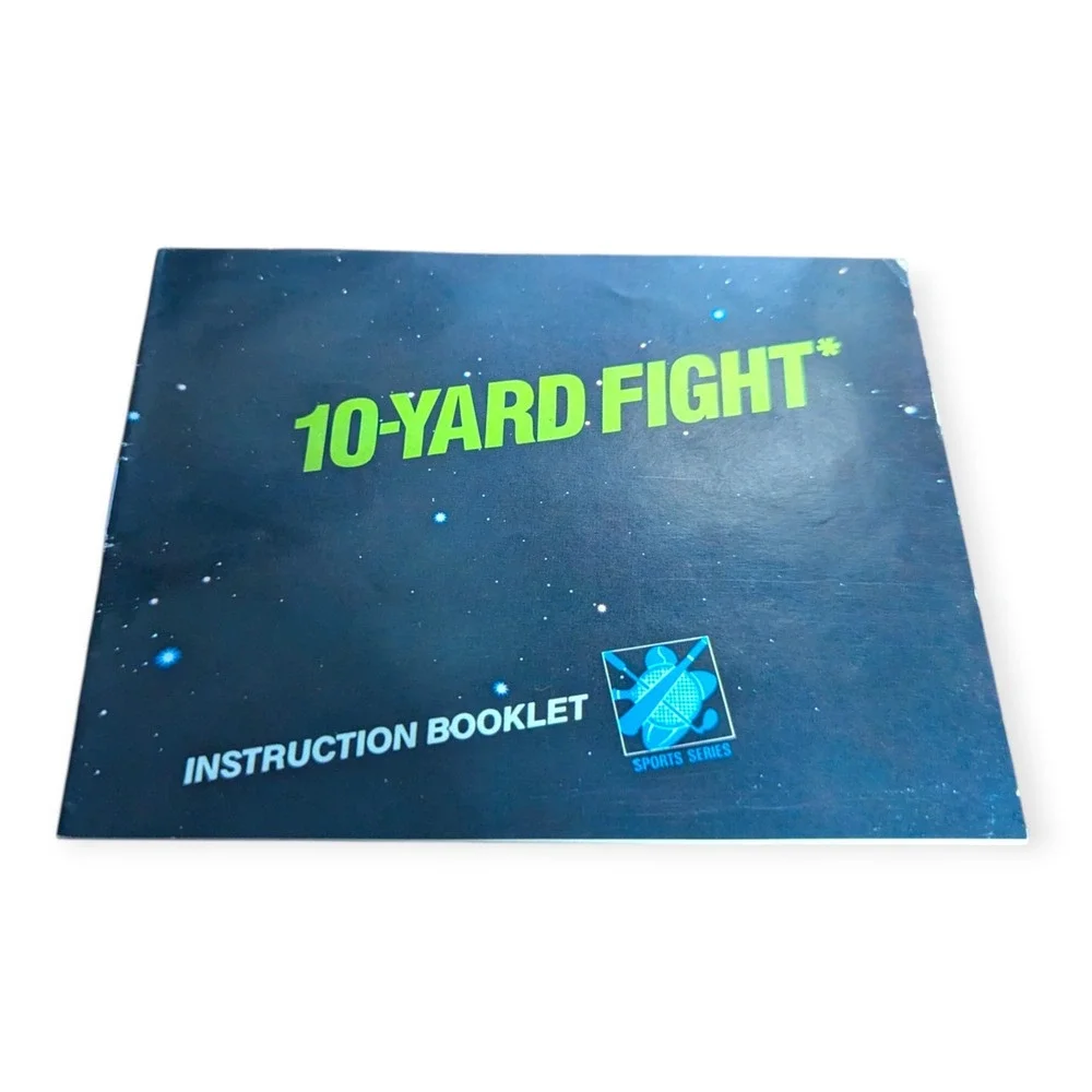 10-Yard Fight Nintendo NES Game Cartridge w/ Manual Sports Series 1985 Authentic